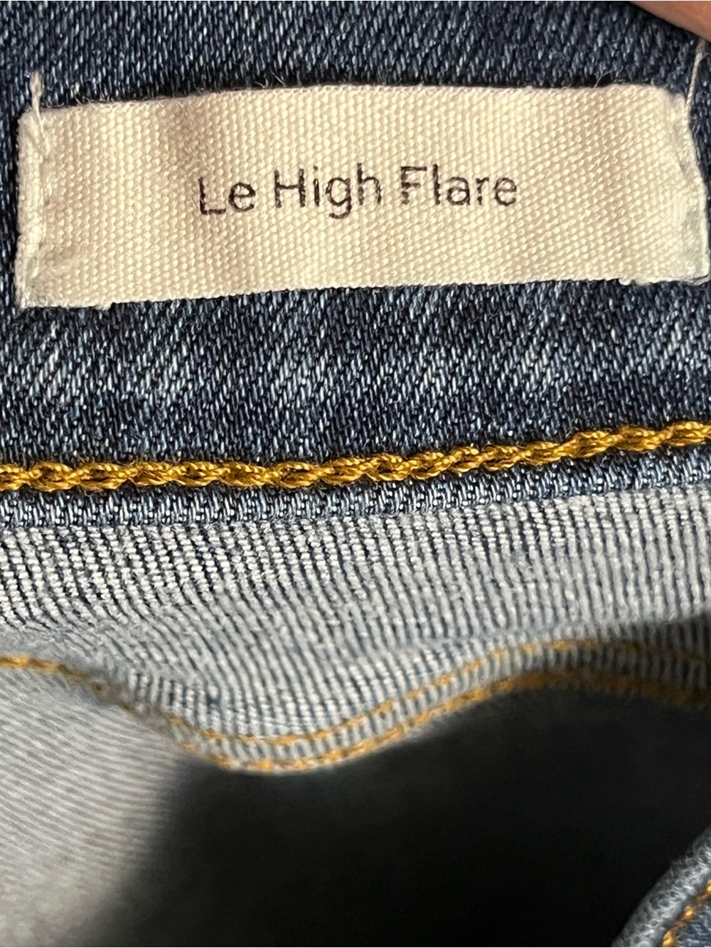 FRAME Le High Flare Jeans Dublin Dark Wash High Rise 32 - Picture 12 of 12